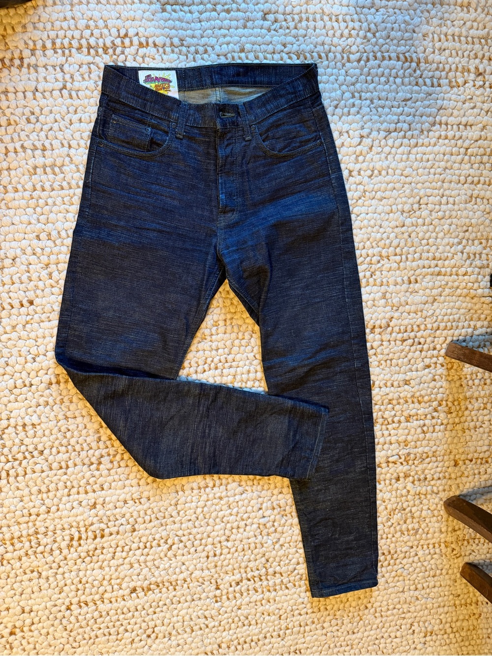 Naked & Famous Dark Blue Toxic Avenger Edition Jeans 30